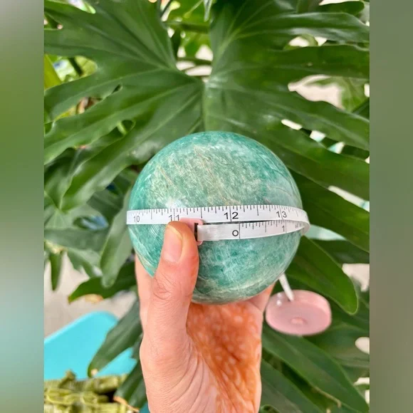 Amazonite Orb from Madagascar - Picture 7 of 7